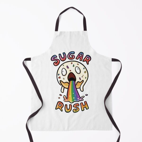 Item preview, Glazed Donut with Sprinkles Puking Rainbow Sugar Rush designed and sold by ryannelevinart.