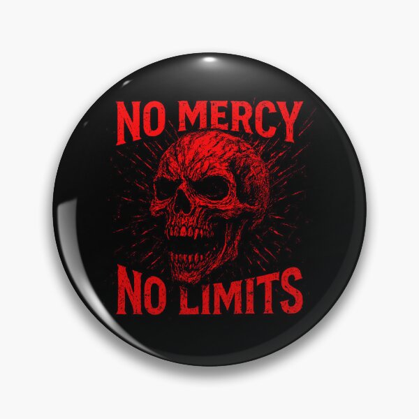 Item preview, No Mercy No Limits – Grunge Skull Power designed and sold by ironpalette.