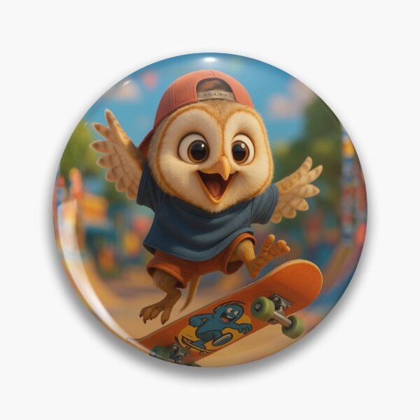 Item preview, Skater Barn Owl designed and sold by Sillytoe.
