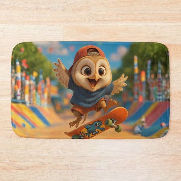 Item preview, Skater Barn Owl designed and sold by Sillytoe.