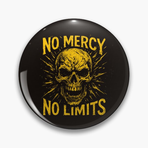 Item preview, No Mercy No Limits – Grunge Skull Power designed and sold by ironpalette.