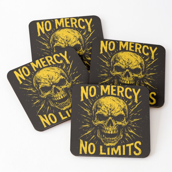 Item preview, No Mercy No Limits – Grunge Skull Power designed and sold by ironpalette.