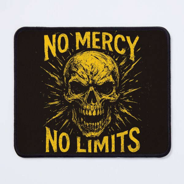 Item preview, No Mercy No Limits – Grunge Skull Power designed and sold by ironpalette.