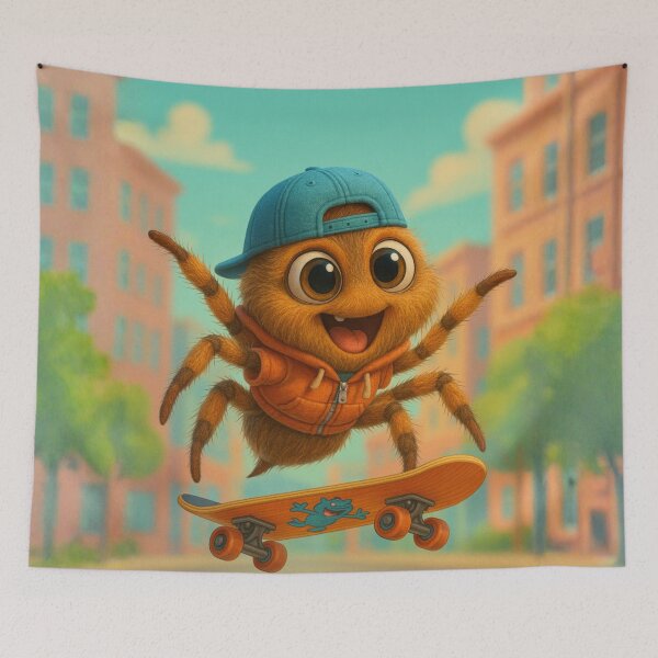 Item preview, Skater Barn Spider designed and sold by Sillytoe.