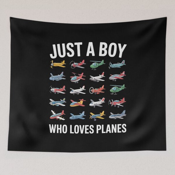 Item preview, Just a Boy Who Loves Planes Design designed and sold by Gogetgiggles.