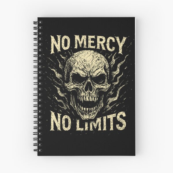 Item preview, No Mercy No Limits – Grunge Skull Power designed and sold by ironpalette.