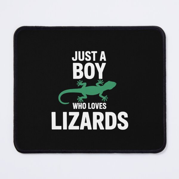 Item preview, Just a Boy Who Loves Lizards Design designed and sold by Gogetgiggles.