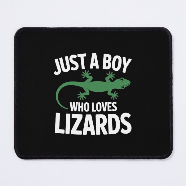 Item preview, Just a Boy Who Loves Lizards Design designed and sold by Gogetgiggles.