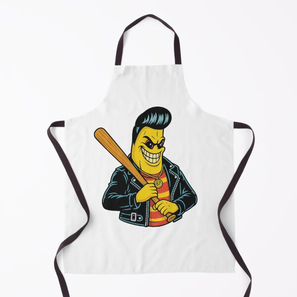 Item preview, Grinning Greaser 67 Banana with Baseball Bat designed and sold by ModdiesColors.