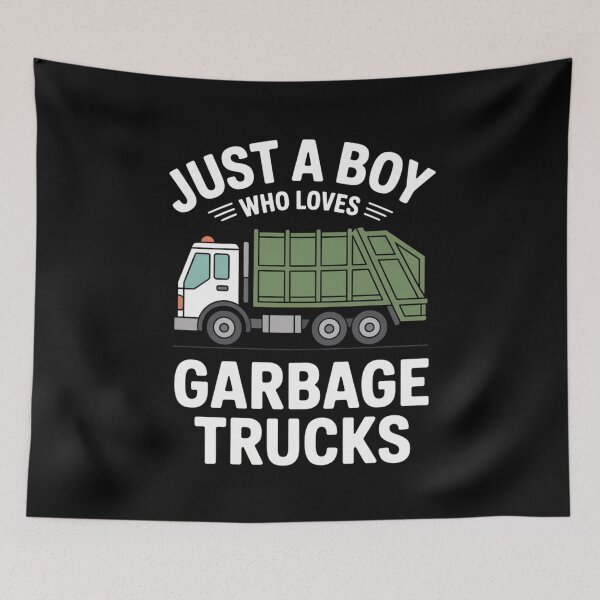 Item preview, Just a Boy who Loves Garbage Trucks - Kids Garbage Truck Lover Kids designed and sold by Gogetgiggles.