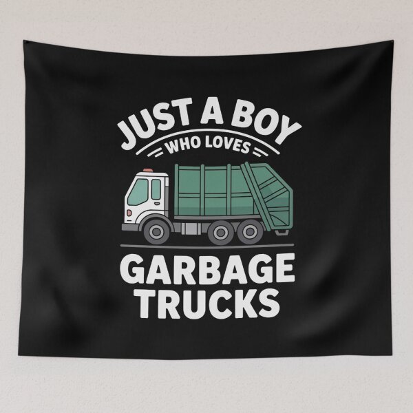 Item preview, Just a Boy who Loves Garbage Trucks - Kids Garbage Truck Lover Kids designed and sold by Gogetgiggles.