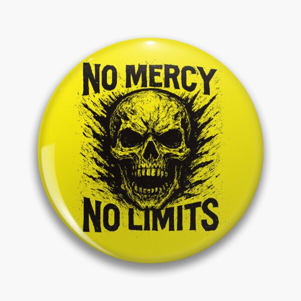 Item preview, No Mercy No Limits – Grunge Skull Power designed and sold by ironpalette.