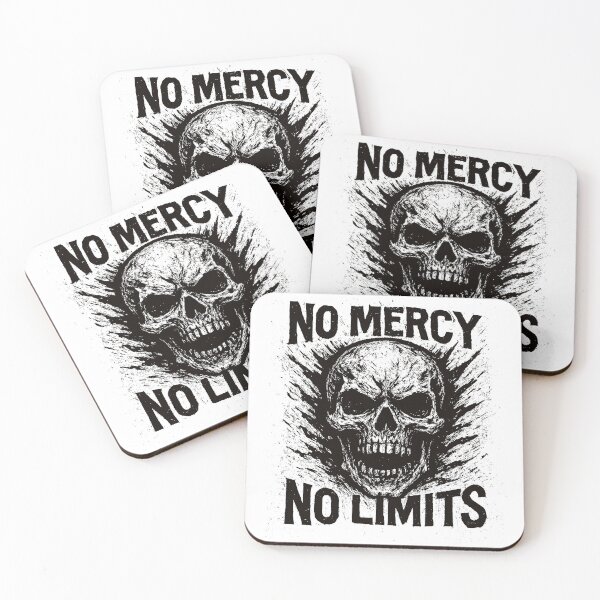 Item preview, No Mercy No Limits – Grunge Skull Power designed and sold by ironpalette.