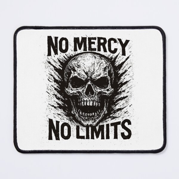 Item preview, No Mercy No Limits – Grunge Skull Power designed and sold by ironpalette.