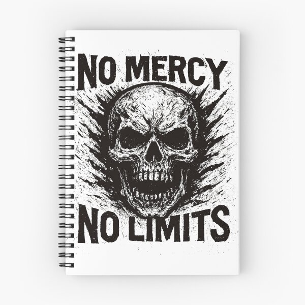 Item preview, No Mercy No Limits – Grunge Skull Power designed and sold by ironpalette.