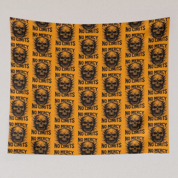Item preview, No Mercy No Limits – Grunge Skull Power designed and sold by ironpalette.