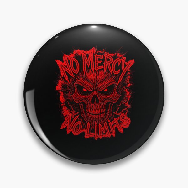 Item preview, No Mercy No Limits – Grunge Skull Power designed and sold by ironpalette.