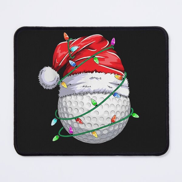 Item preview, Christmas Golf Ball with Santa Hat Tee designed and sold by LashondaGreen89.