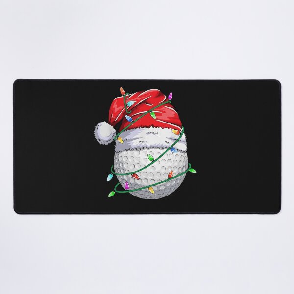 Item preview, Christmas Golf Ball with Santa Hat Tee designed and sold by LashondaGreen89.
