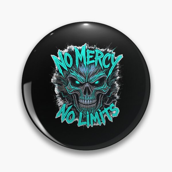 Item preview, No Mercy No Limits – Grunge Skull Power designed and sold by ironpalette.