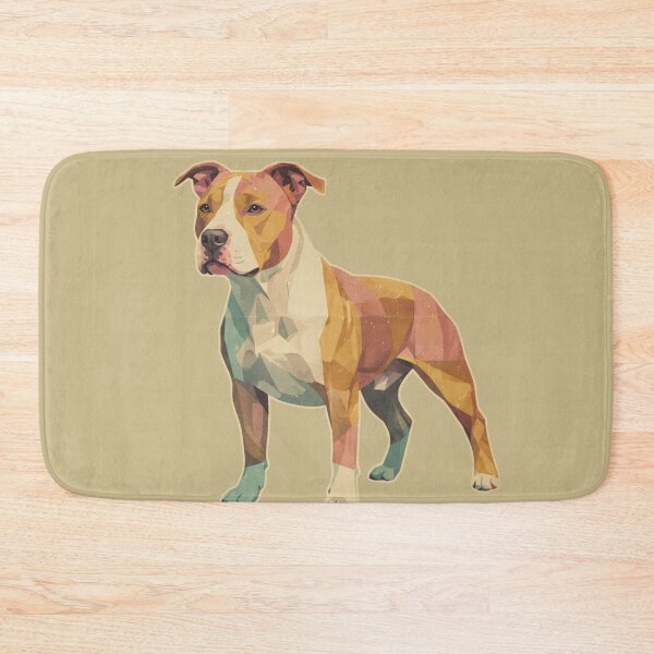 Item preview, American Pit Bull Terrier Fuerte Low Poly Vintage designed and sold by bsbd-action.