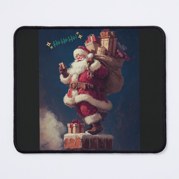 Item preview, Santa Claus delivering gifts down the chimney designed and sold by Erikasinhag.