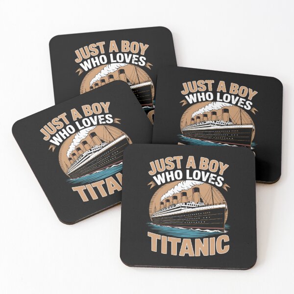 Item preview, Just A Boy Who Loves Titanic Titanic Ship Lover Boys Kids designed and sold by Gogetgiggles.