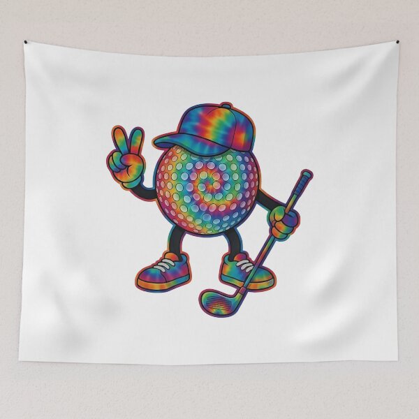 Item preview, Tie Dye Golf Ball Peace Sign T-Shirt designed and sold by LashondaGreen89.