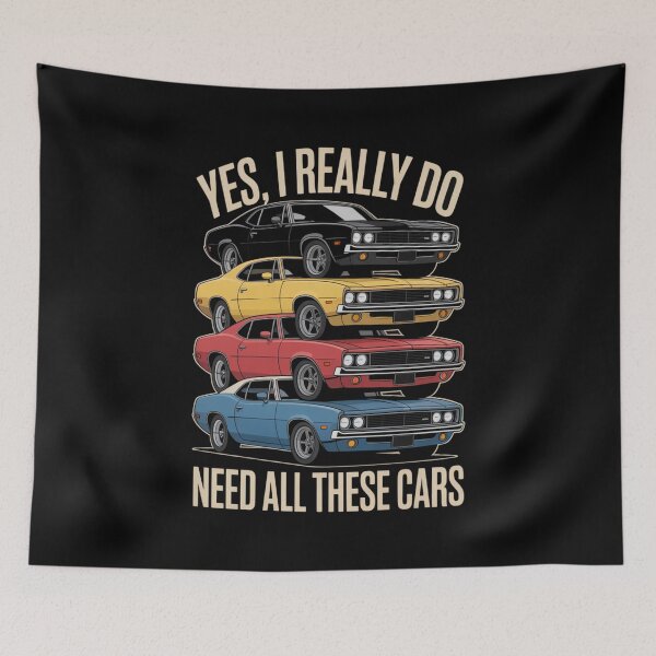 Item preview, Yes, I Really Do Need All These Cars Funny Garage Mechanic designed and sold by Gogetgiggles.