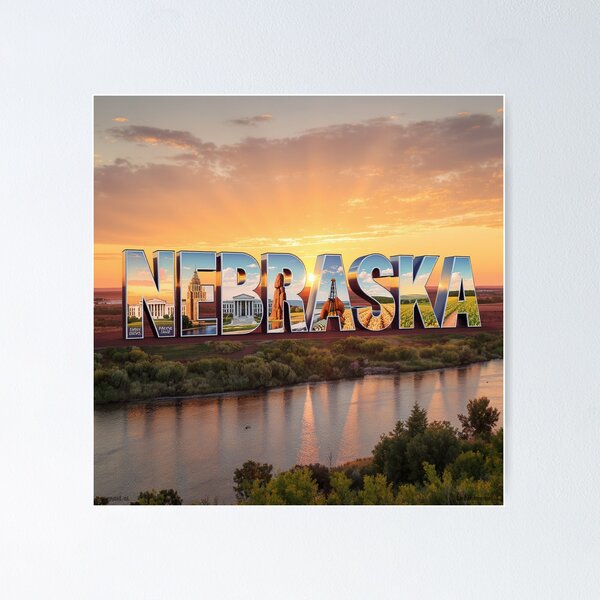 Item preview, Nebraska State Promotion Print designed and sold by Lichentroupe63.