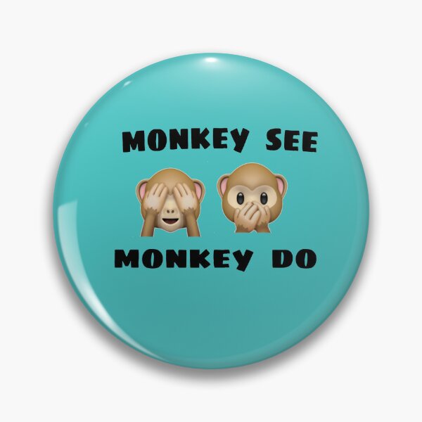 Item preview, monkey see monkey do clothing and accessories. designed and sold by blackbankmatter.