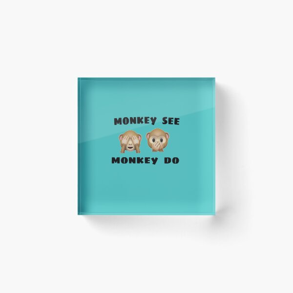 Item preview, monkey see monkey do clothing and accessories. designed and sold by blackbankmatter.