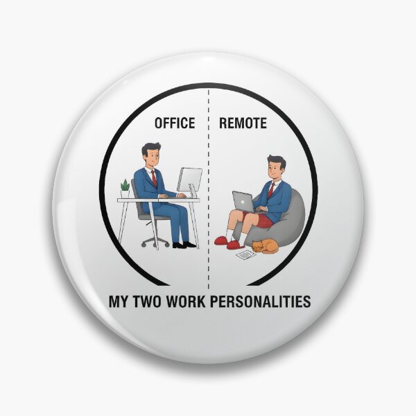 Item preview, office vs remote designed and sold by kegosu.
