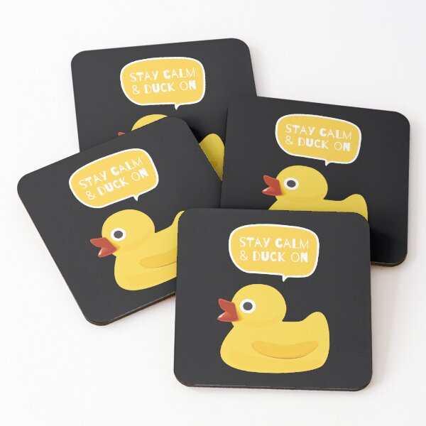 Item preview, Stay Calm & Duck On Design designed and sold by RicLaw.
