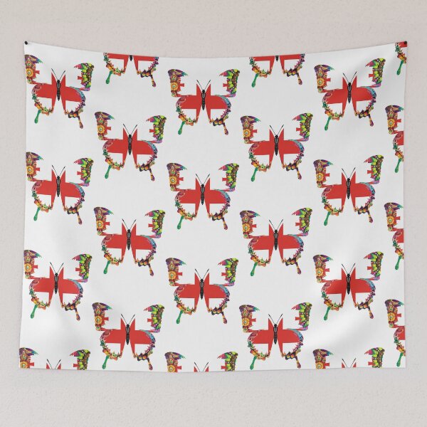 Item preview, Georgia Butterfly Flag designed and sold by tobinabernathy.