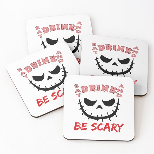 Item preview, Eat Drink and Be Scary Halloween Design designed and sold by caFUNated.