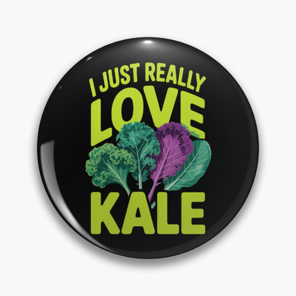 Item preview, I Just Really Love Kale Vegetarian Vegan Vegetable designed and sold by PunkNation-Arts.