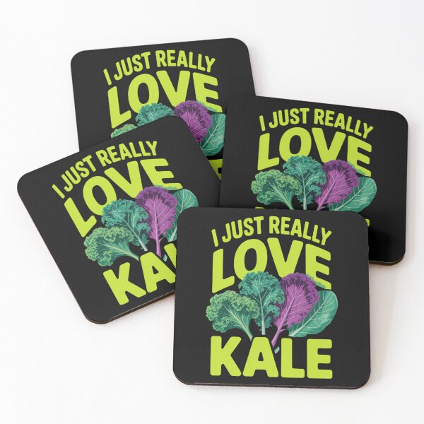 Item preview, I Just Really Love Kale Vegetarian Vegan Vegetable designed and sold by PunkNation-Arts.