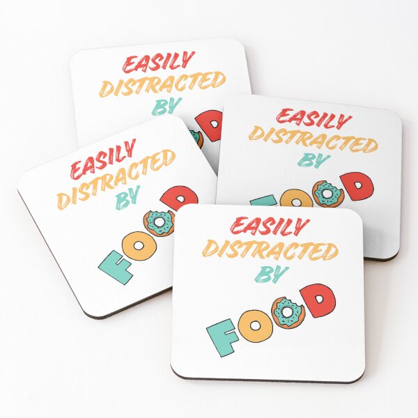 Item preview, Easily Distracted By Food designed and sold by Simply Positive.