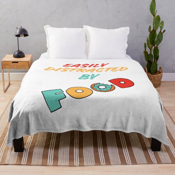 Item preview, Easily Distracted By Food designed and sold by Simply Positive.