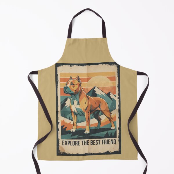 Item preview, Pit Bull Montaña Silueta Perfil Cartel Retro designed and sold by bsbd-action.