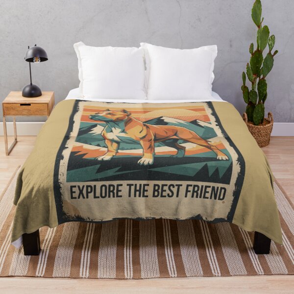 Item preview, Pit Bull Montaña Silueta Perfil Cartel Retro designed and sold by bsbd-action.