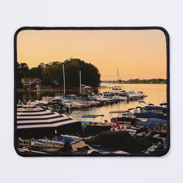 Item preview, Sunset Over a Busy Marina designed and sold by URWAstayblessed.