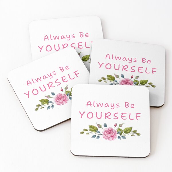Item preview, Always Be Yourself - Bloom True In Pink Roses designed and sold by livingjoyfully.