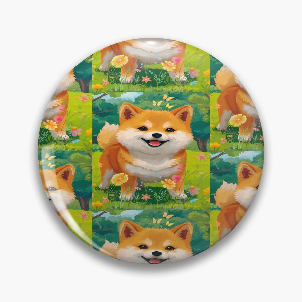 Item preview, Cute Adorable Puppy Golden Butterflies Flowers designed and sold by shaang.