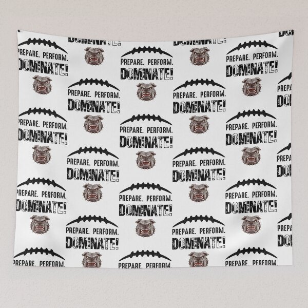 Item preview, Summer camp football dominate bulldogs Oversized  designed and sold by tobinabernathy.