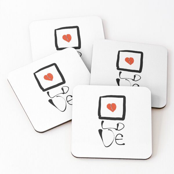 Item preview, Sutured Heart Love: Emotional Brush Stroke Calligraphy designed and sold by Red Onion.
