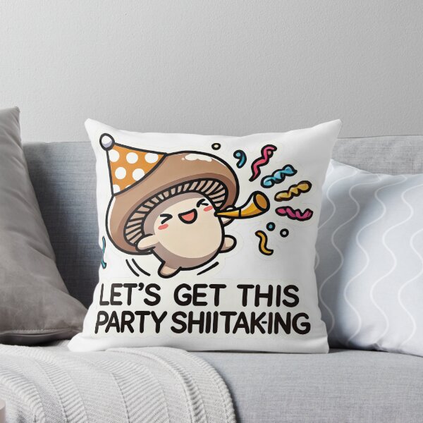 Item preview, Let's Get this Party Shiitak-ing designed and sold by root-n-render.