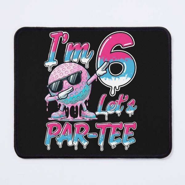 Item preview, 6th Birthday Golf Shirt – Let's Par-Tee Tee designed and sold by LarryMBrown.