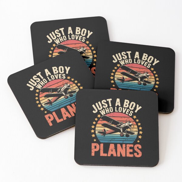 Item preview, Just a Boy Who Loves Planes Retro Design designed and sold by Gogetgiggles.